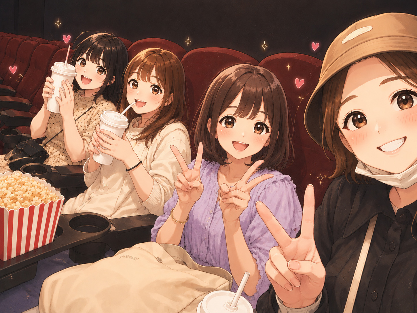ちいかわ見てきました(n*´ω`*n)【チャットレディ　ライブチャット　未経験】…